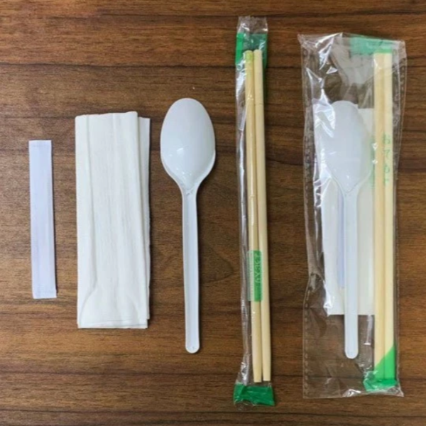 Combo Đũa Muỗng Tăm Giấy